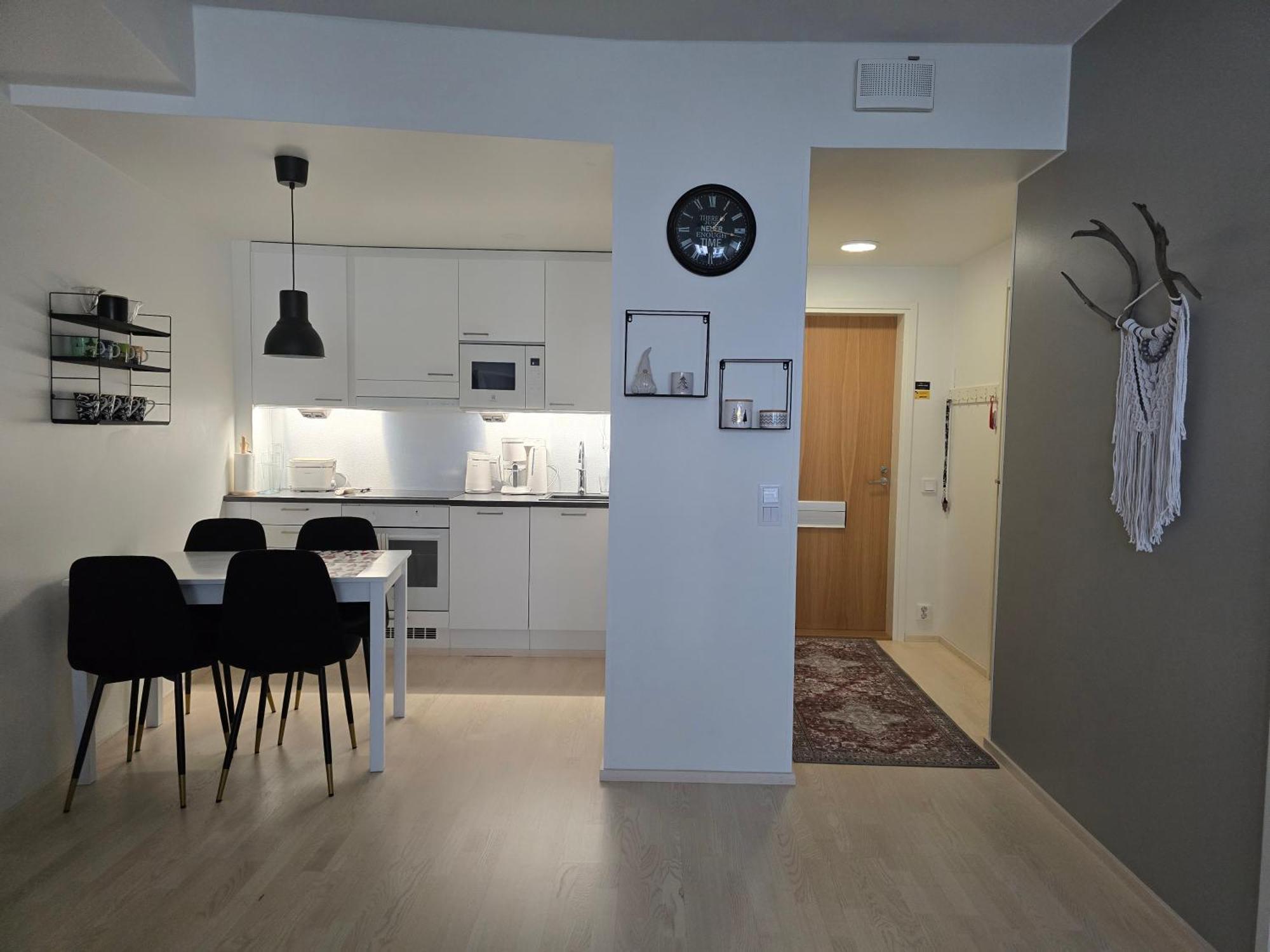 Uusi Kotoisa Kaksio Yksityissaunalla Rovaniemi Dış mekan fotoğraf